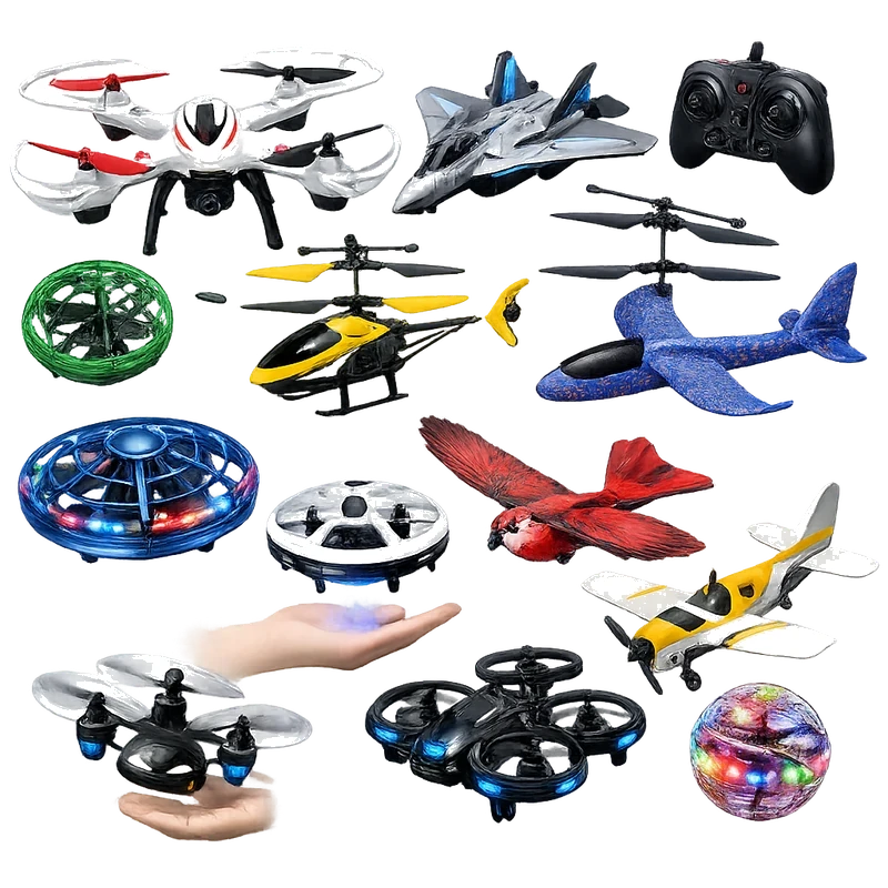 Flying toys and camera drones in Pakistan — RC helicopters, jets and drones
