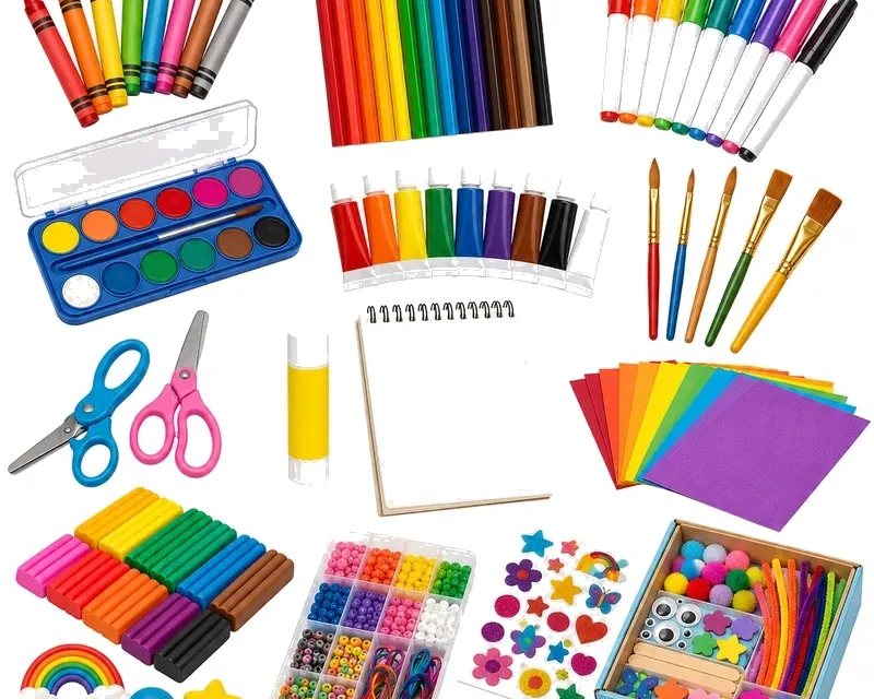 Arts and crafts for kids in Pakistan — colouring kits, play dough, craft sets and aprons
